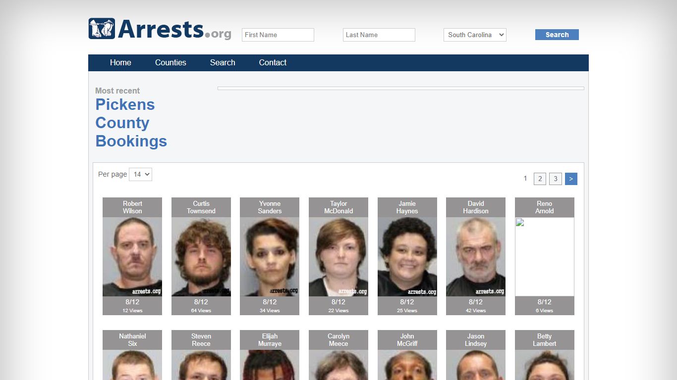 Pickens County Arrests and Inmate Search